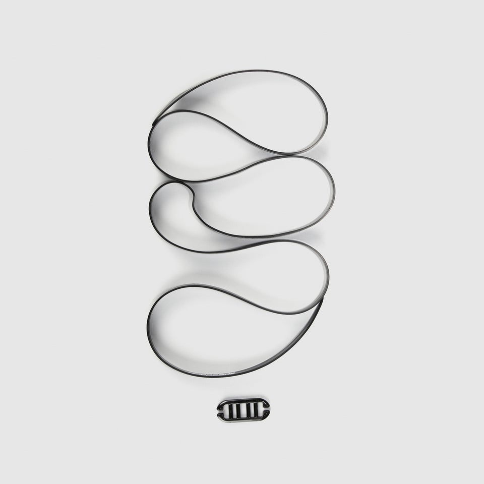 Sangle de lunettes de natation Noir