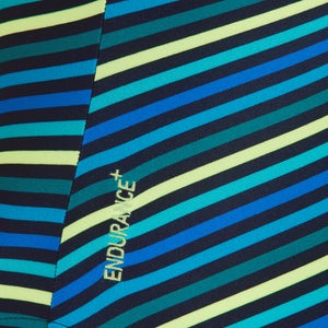 Printed Medalist Badeanzug Marineblau/Blau für Damen