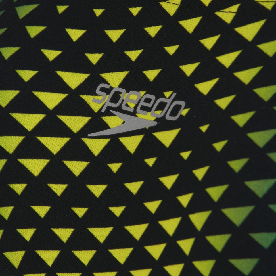 Women's Printed Medalist Swimsuit Black/Green