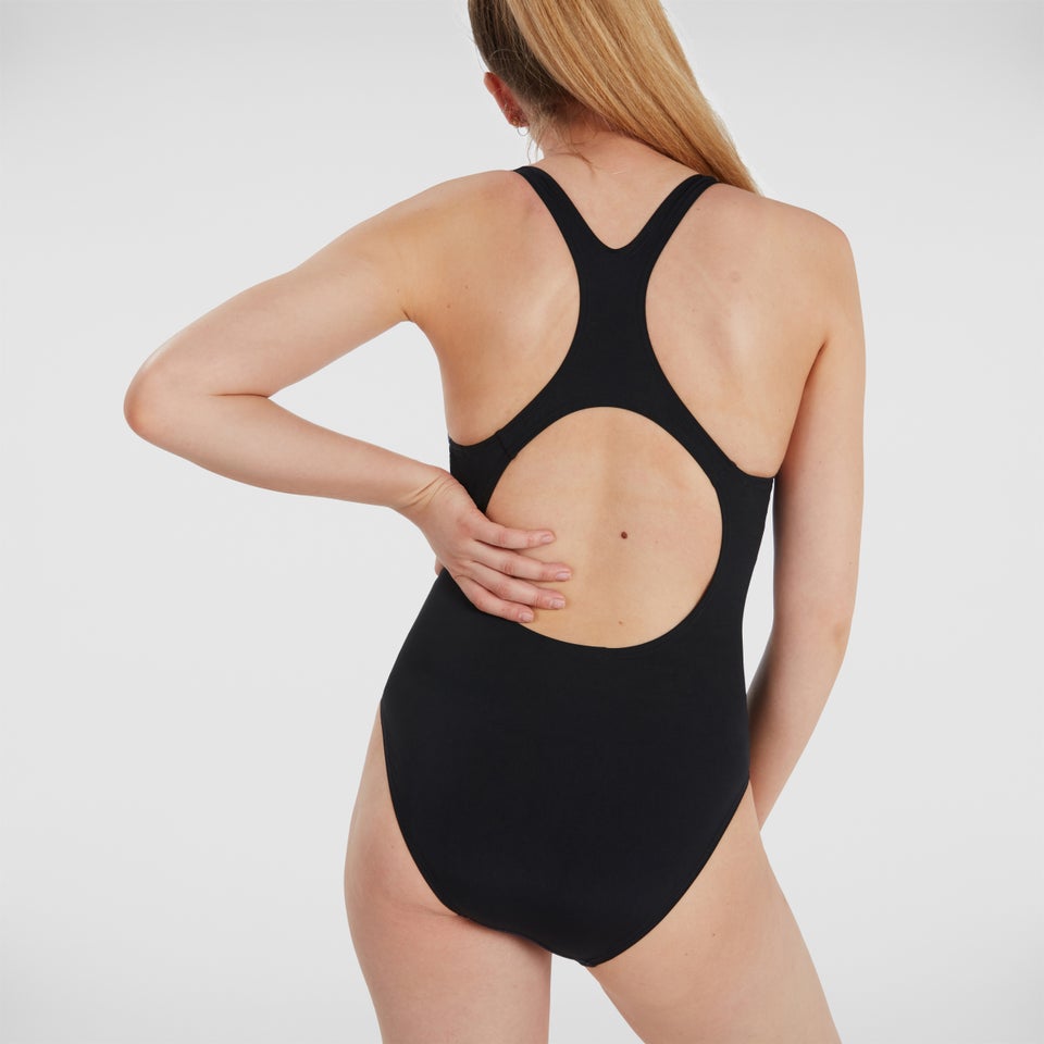 Women's Printed Medalist Swimsuit Black/Green