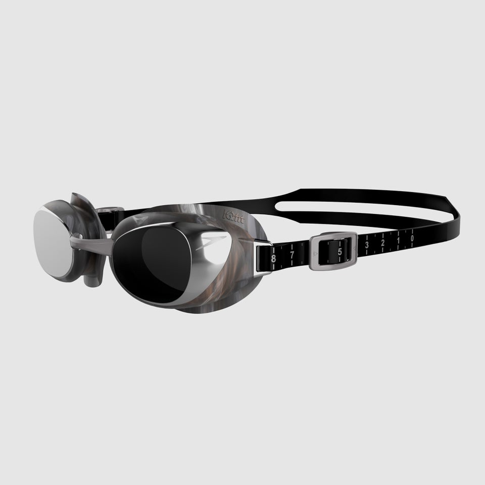 Adult Aquapure Mirror Goggles Black/Silver