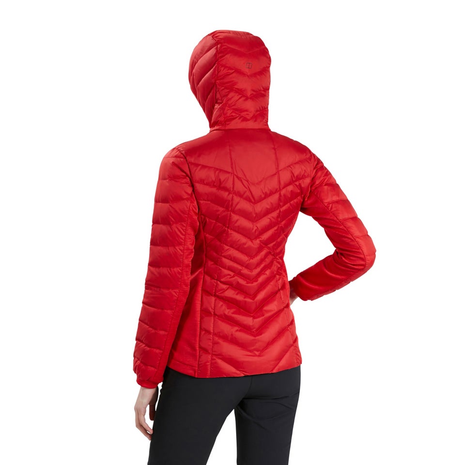 Tephra Stretch Reflect Jacke für Damen - Rot/Dunkelrot