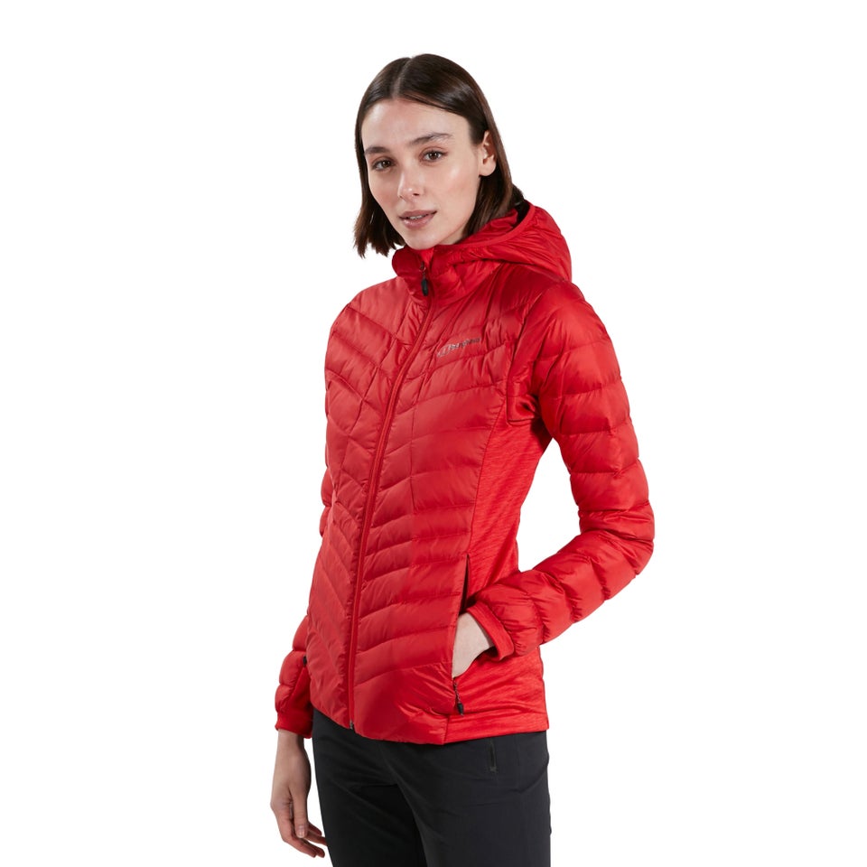 Tephra Stretch Reflect Jacke für Damen - Rot/Dunkelrot