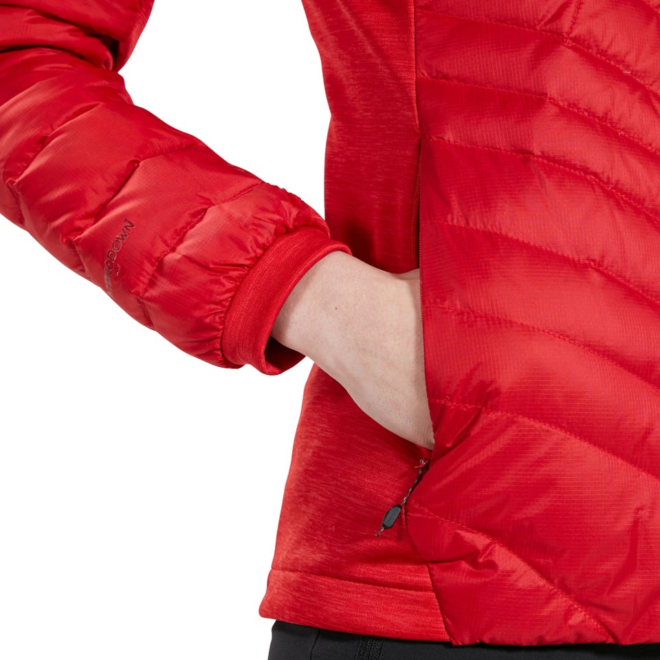 Tephra Stretch Reflect Jacke für Damen - Rot/Dunkelrot