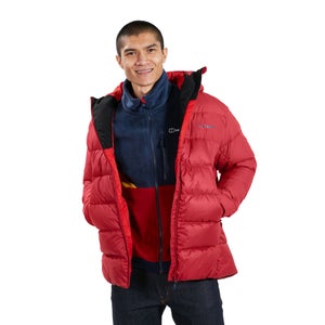 Men's Ronnas Reflect Down Jacket - Red - XS