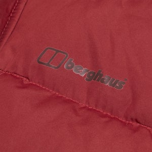Women's Combust Reflect Long Jacket - Dark Red