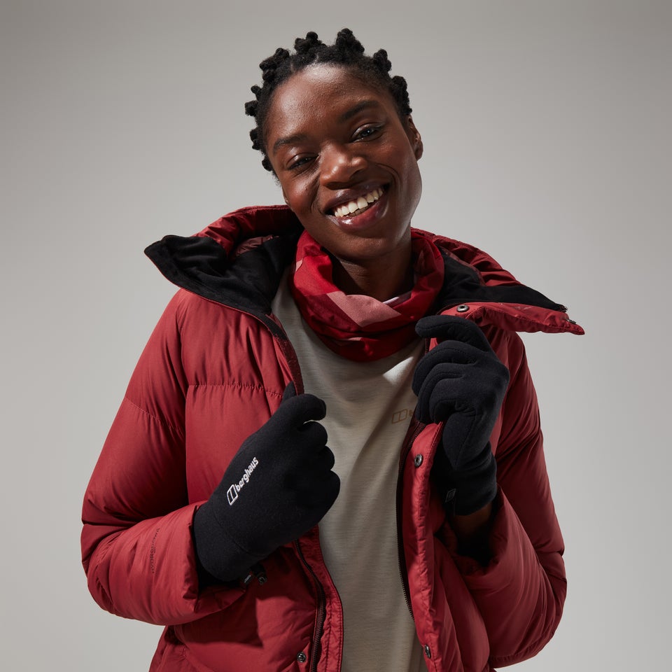 Women's Combust Reflect Long Jacket - Dark Red