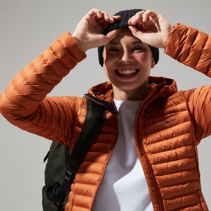 Women's Nula Micro Jacket Long - Brown