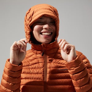 Women's Nula Micro Jacket Long - Brown