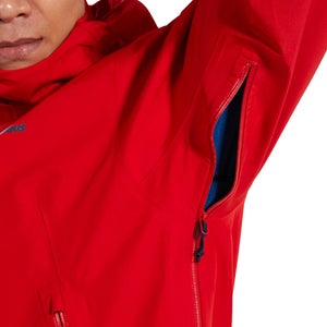 Men's Paclite Peak Vented Gore-Tex Waterproof Jacket - Red