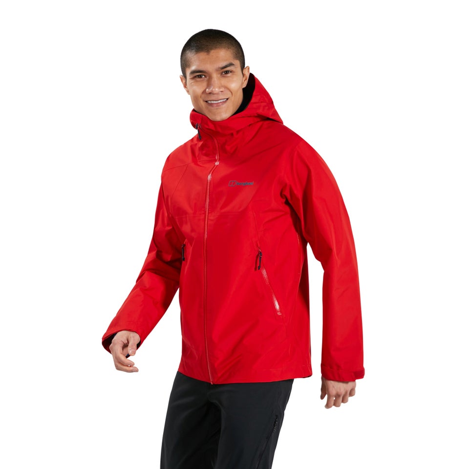 Men's Paclite Peak Vented Gore-Tex Waterproof Jacket - Red
