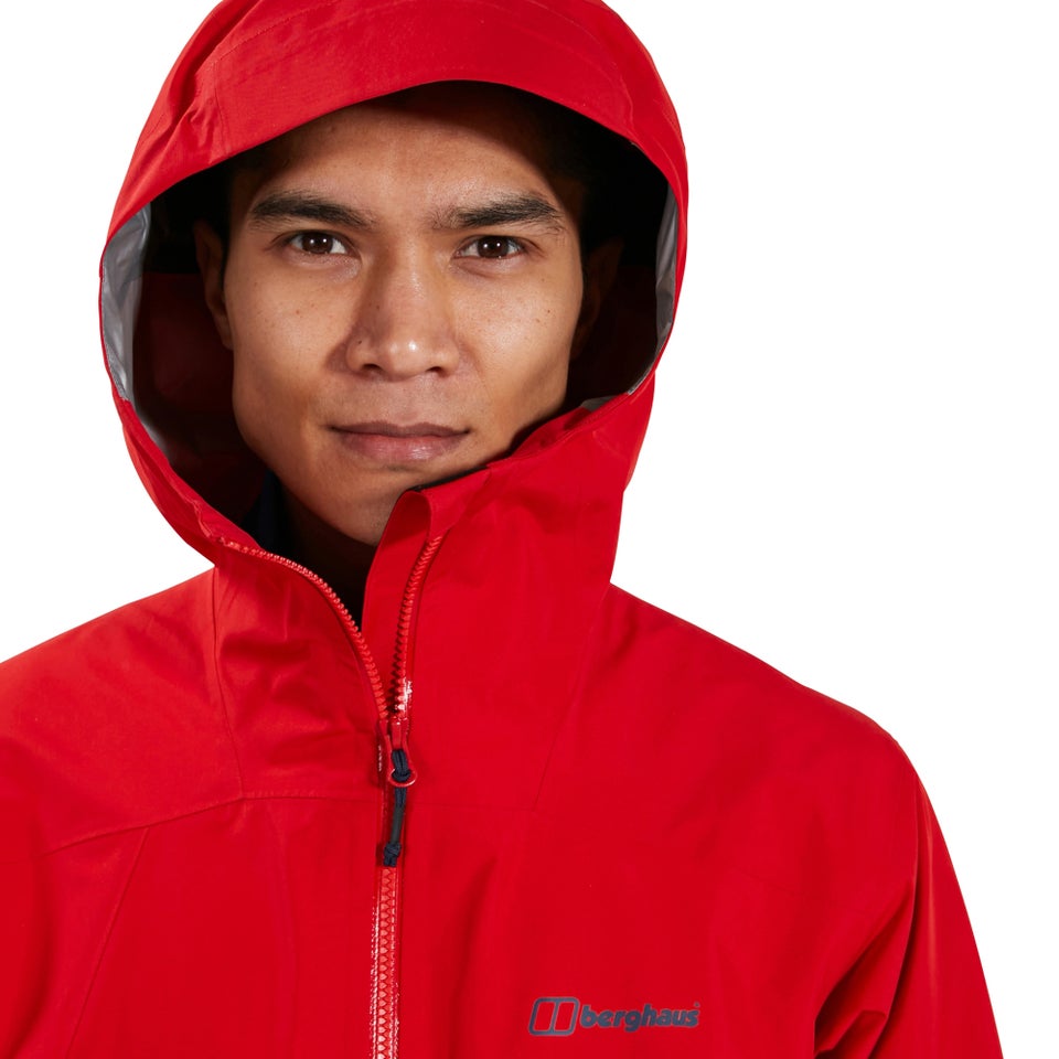 Men's Paclite Peak Vented Gore-Tex Waterproof Jacket - Red