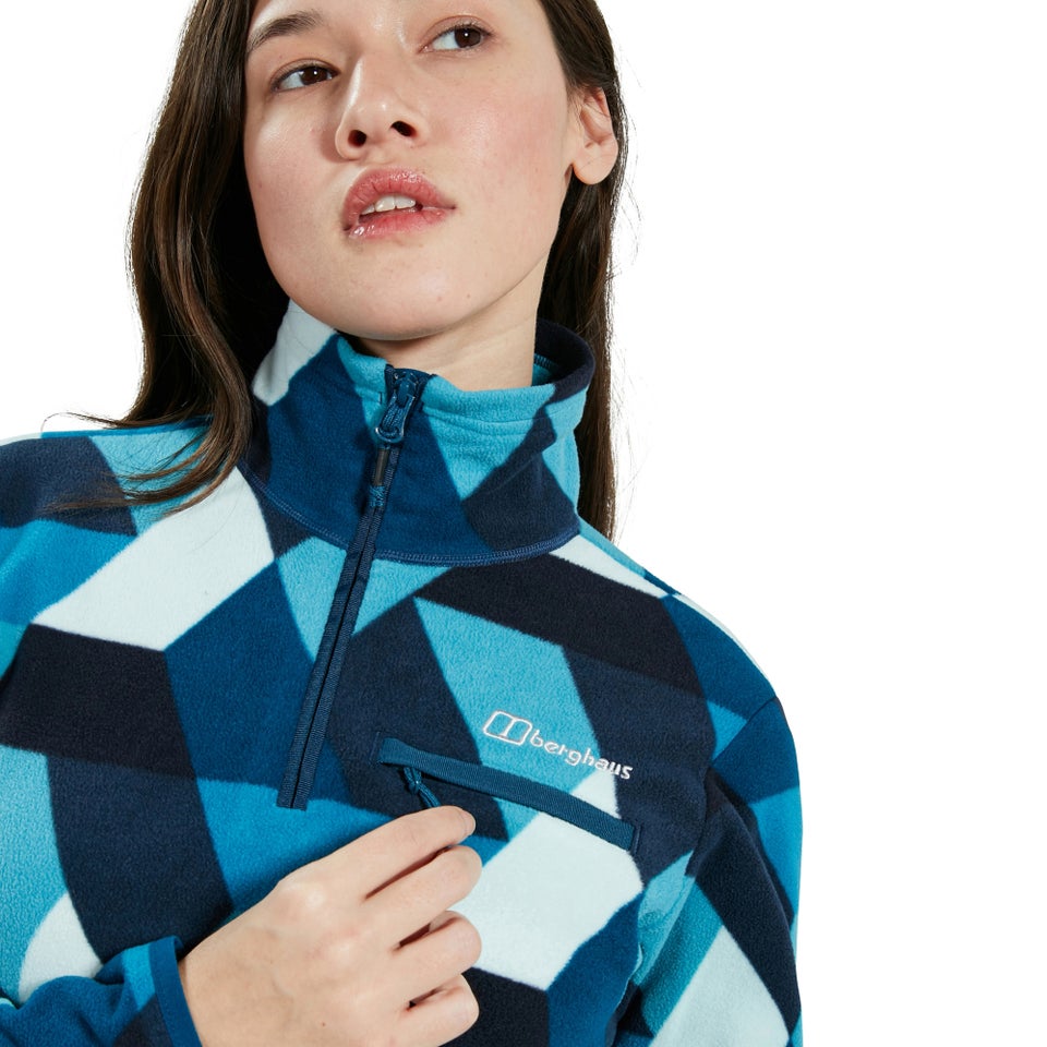 Women's Navala Half Zip Fleece Jacket - Blue