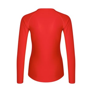 Women's 24/7 Long Sleeve Crew Base Layer - Red