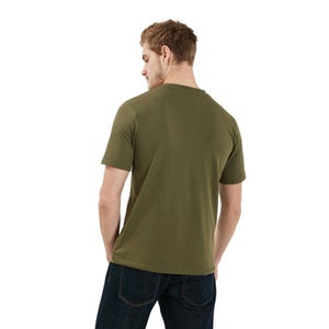 Men's Organic Big Logo T-Shirt Dark Green