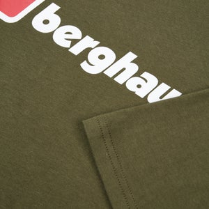 Men's Organic Big Logo T-Shirt Dark Green