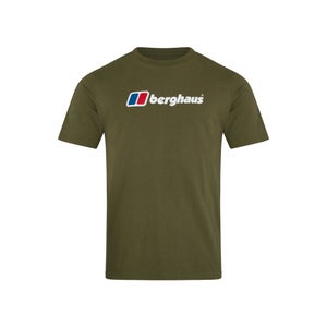 Men's Organic Big Logo T-Shirt Dark Green