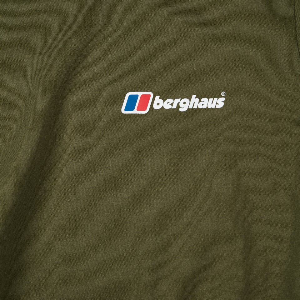 Men's Organic Classic Logo T-Shirt Dark Green