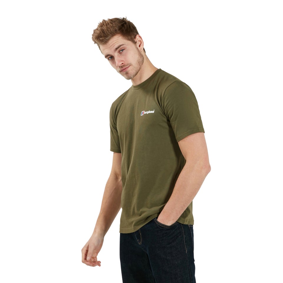 Men's Organic Classic Logo T-Shirt Dark Green