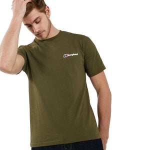 Men's Organic Classic Logo T-Shirt Dark Green