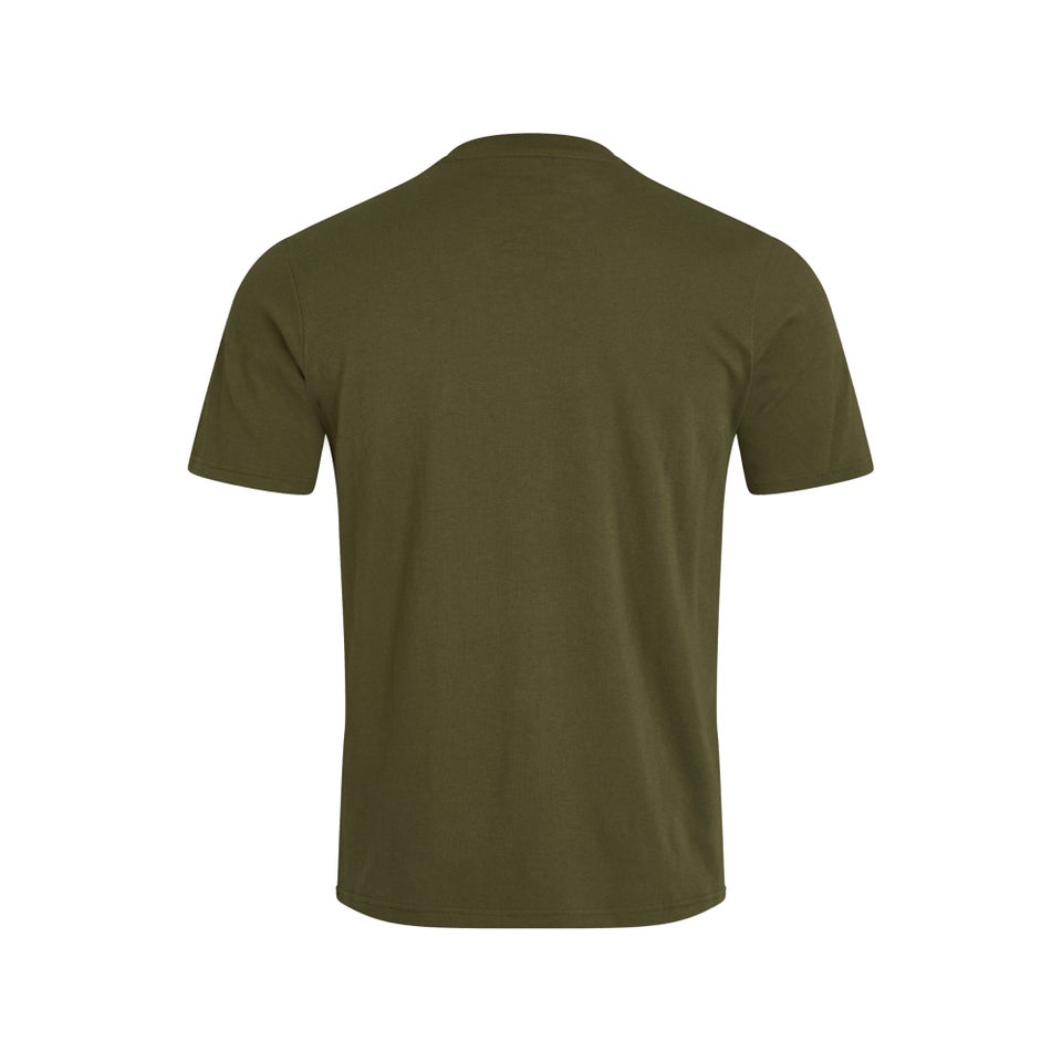 Men's Organic Classic Logo T-Shirt Dark Green