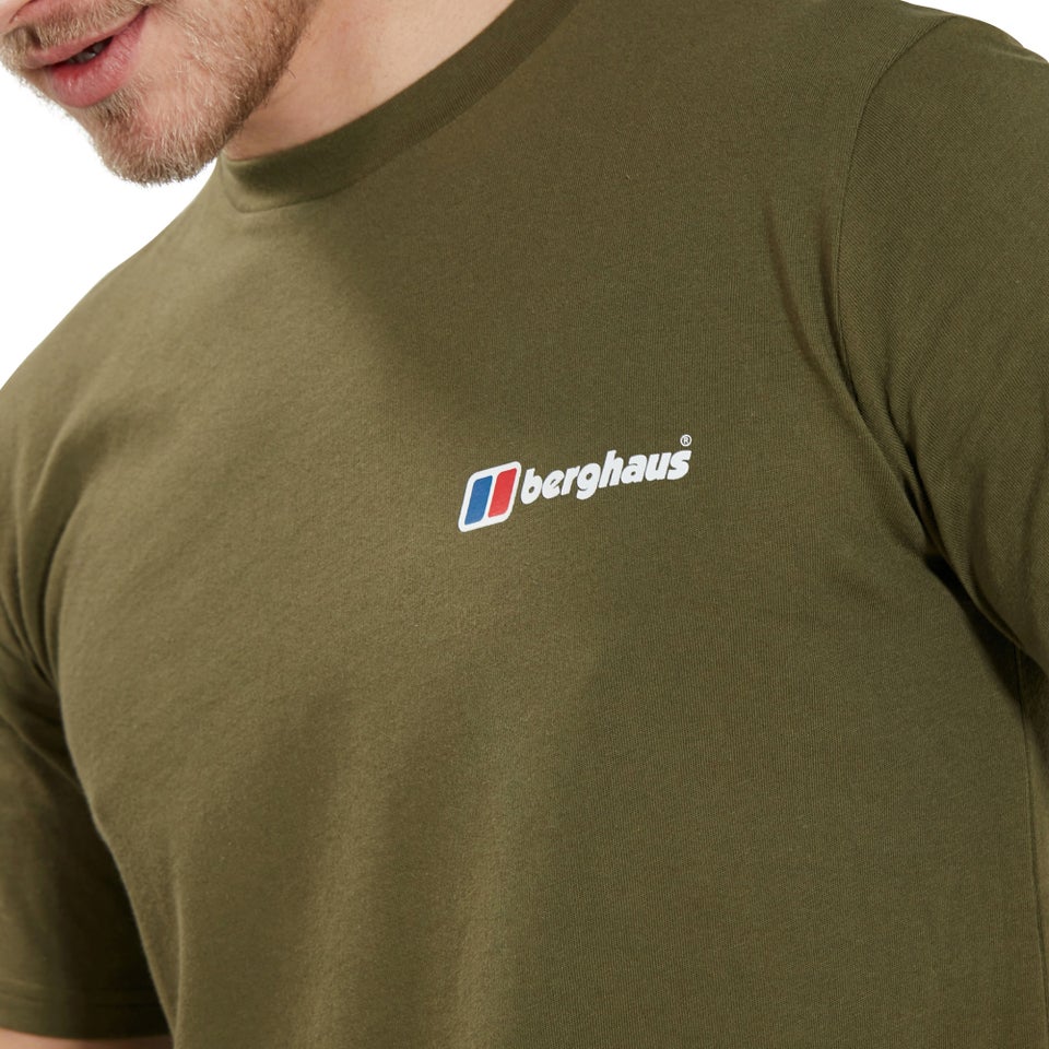 Men's Organic Classic Logo T-Shirt Dark Green