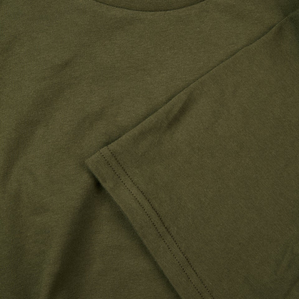 Men's Organic Classic Logo T-Shirt Dark Green