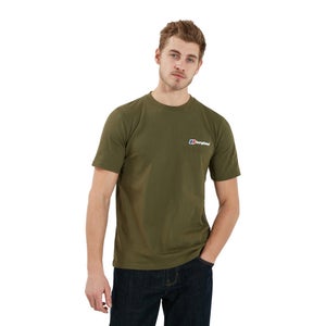 Men's Organic Classic Logo T-Shirt Dark Green