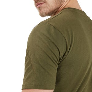Men's Organic Classic Logo T-Shirt Dark Green