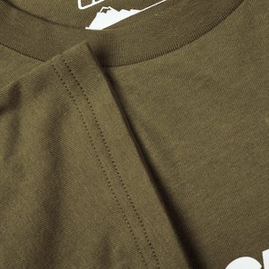 Men's Organic Big Classic Logo T-Shirt Dark Green