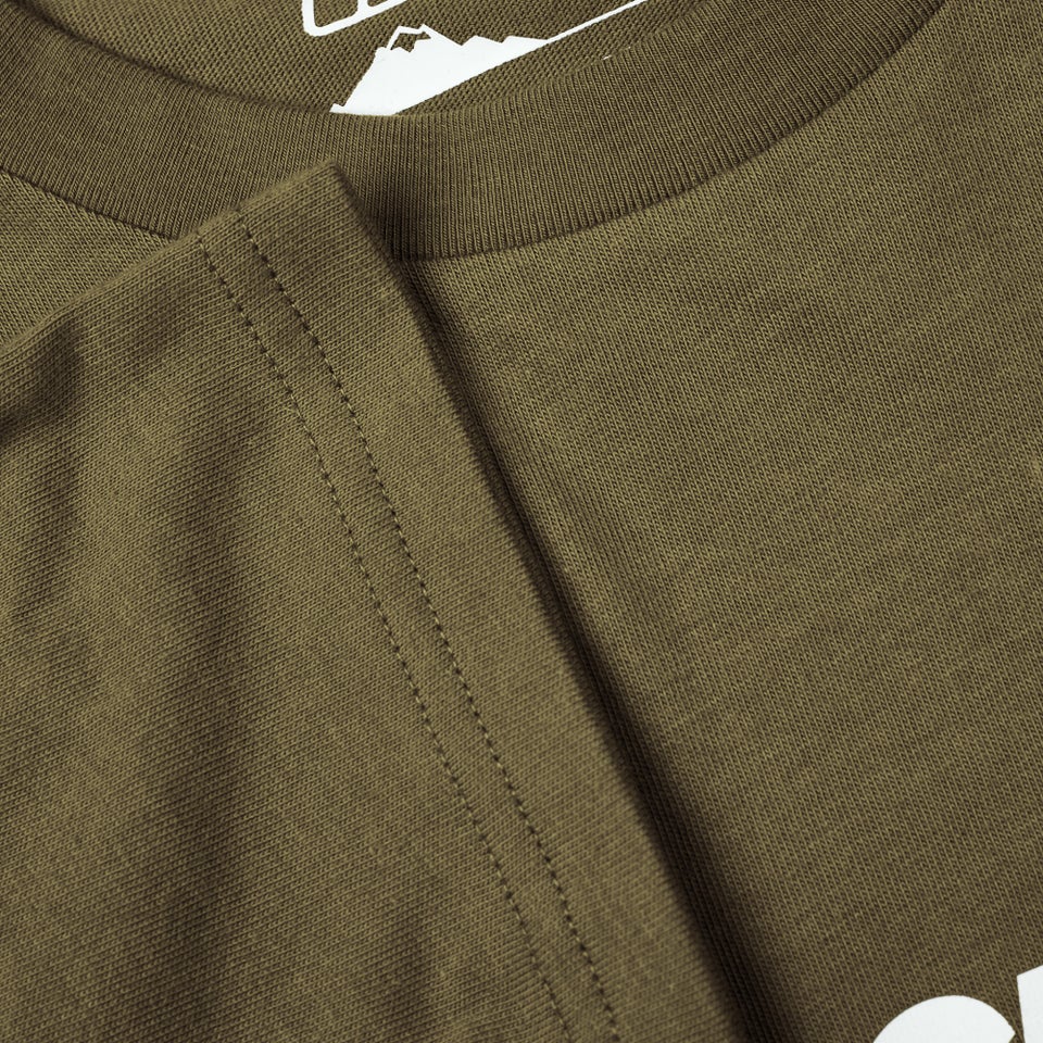 Men's Organic Big Classic Logo T-Shirt Dark Green