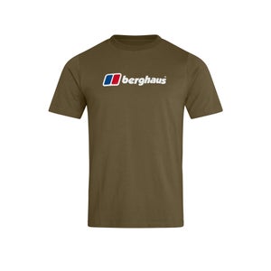 Men's Organic Big Classic Logo T-Shirt Dark Green