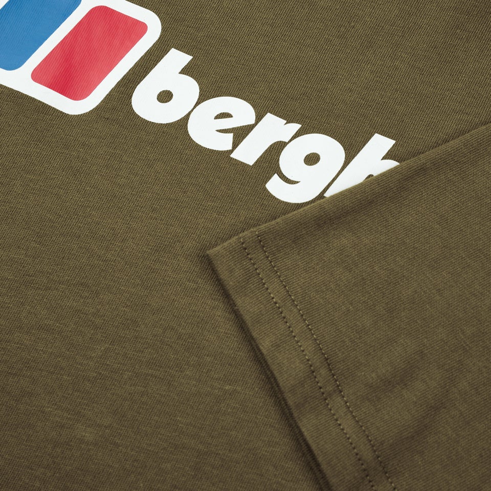 Men's Organic Big Classic Logo T-Shirt Dark Green