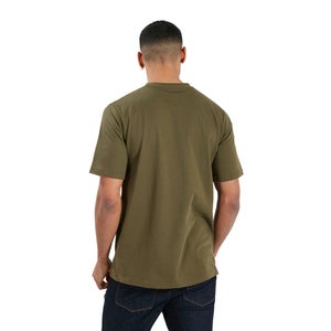 Men's Organic Big Classic Logo T-Shirt Dark Green