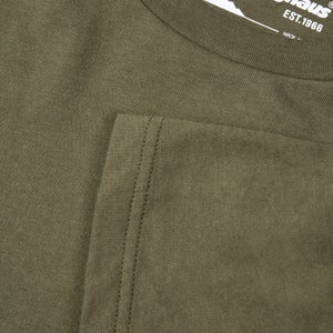 Men's Organic Front & Back Logo T-Shirt Green