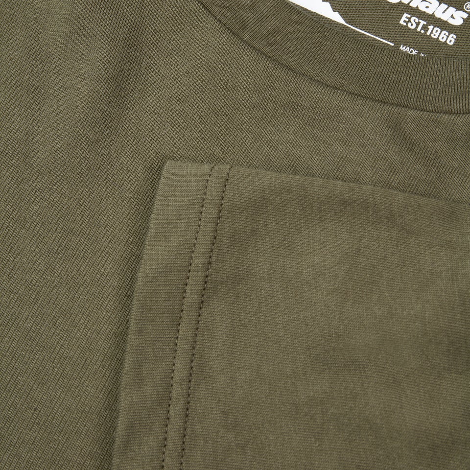 Men's Organic Front & Back Logo T-Shirt Green