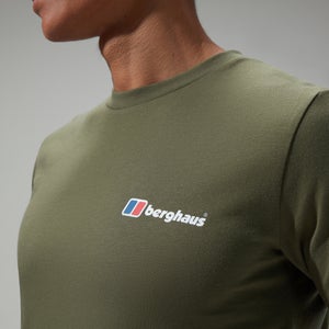 Men's Organic Front & Back Logo T-Shirt Green