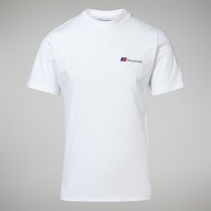 Organic Front & Back Logo T-Shirt für Herren - Weiß