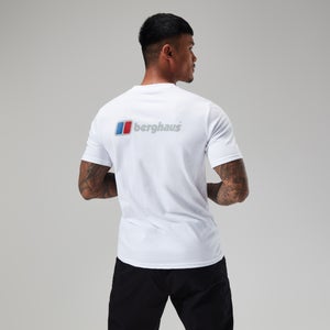 Organic Front & Back Logo T-Shirt für Herren - Weiß