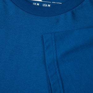 Organic Front & Back Logo T-Shirt Blue