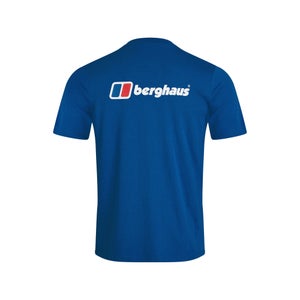 Organic Front & Back Logo T-Shirt Blue