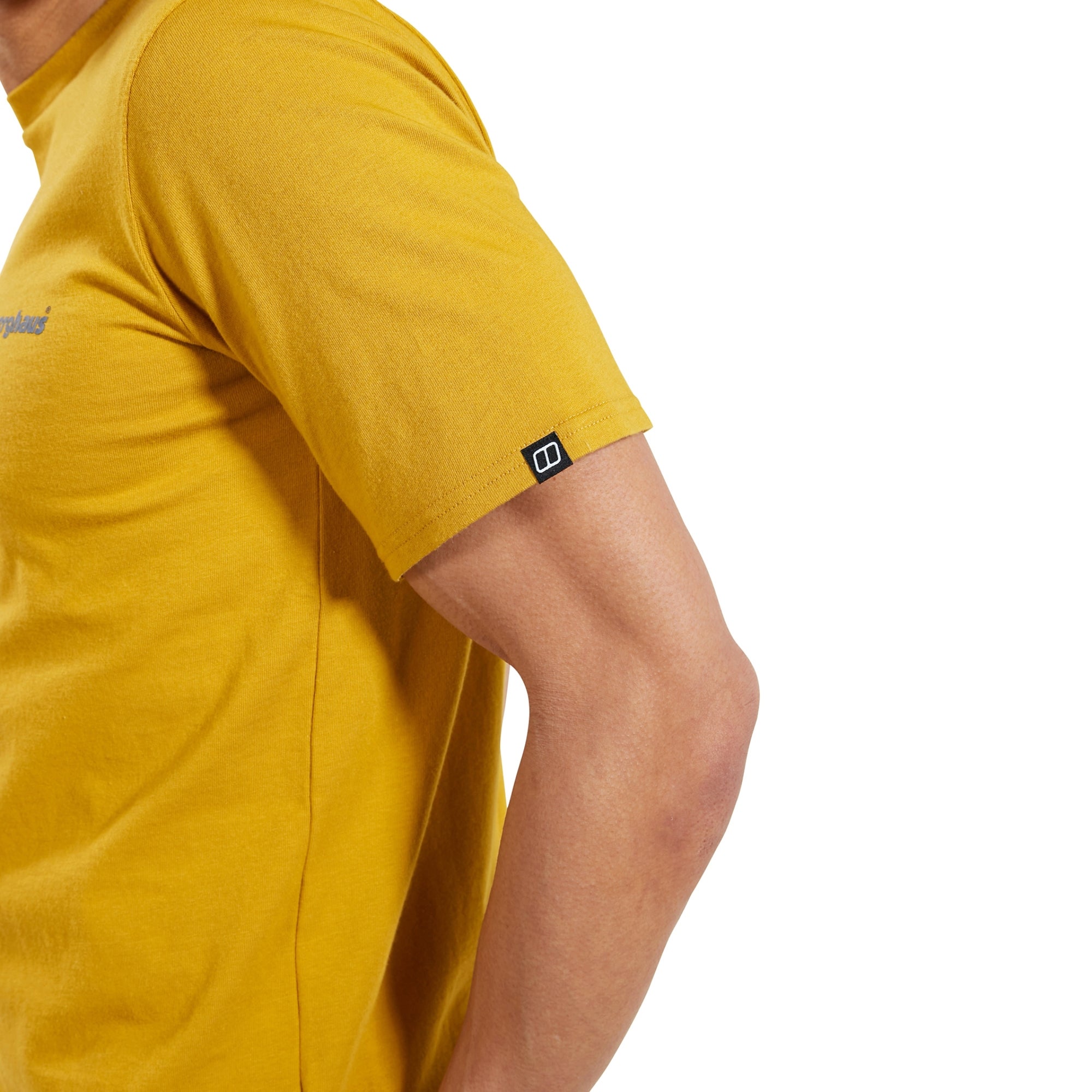Men's Organic Colour Logo T-Shirt Brown