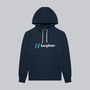 Unisex Heritage Logo Hoody - Dark Blue - XS