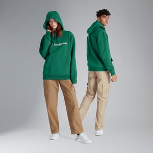 Unisex Heritage Logo Hoody - Green - XS