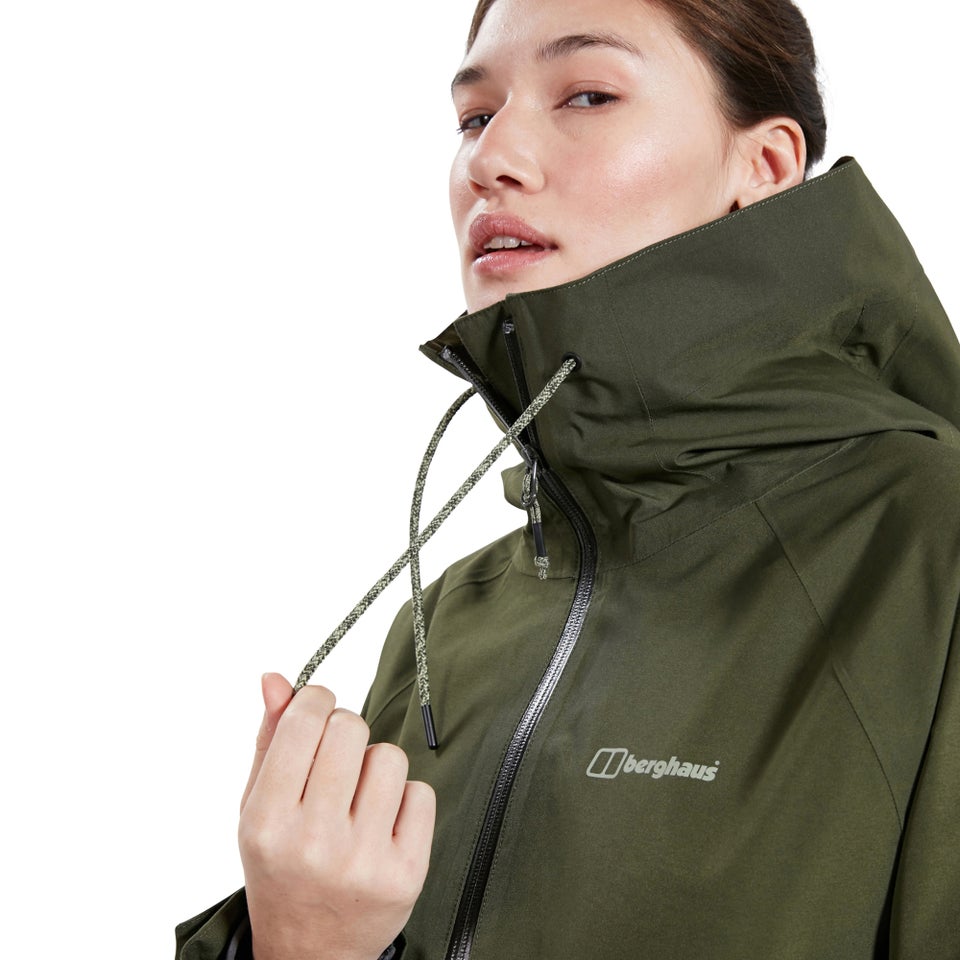 Women's Highraise Gore-Tex Waterproof Jacket - Green
