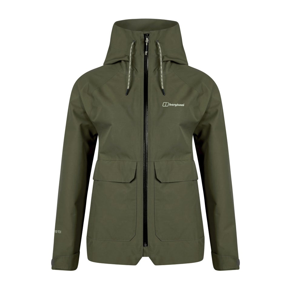 Women's Highraise Gore-Tex Waterproof Jacket - Green