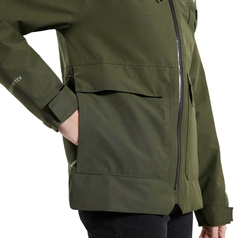 Women's Highraise Gore-Tex Waterproof Jacket - Green
