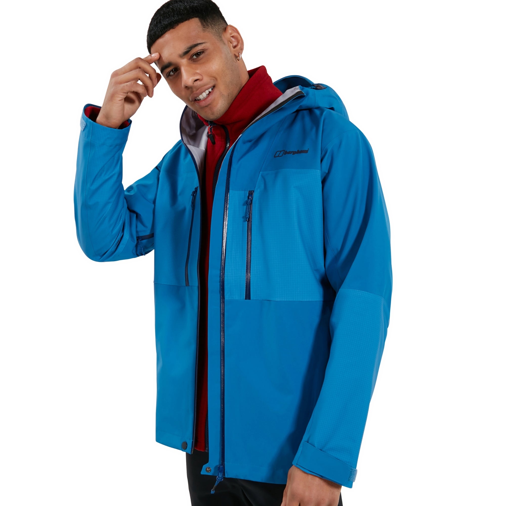 berghaus　3レイヤーGORETEX Pro Berghaus Men's Ridge-Seeker GORE-TEX Jacket - Blue / Black | Tiso