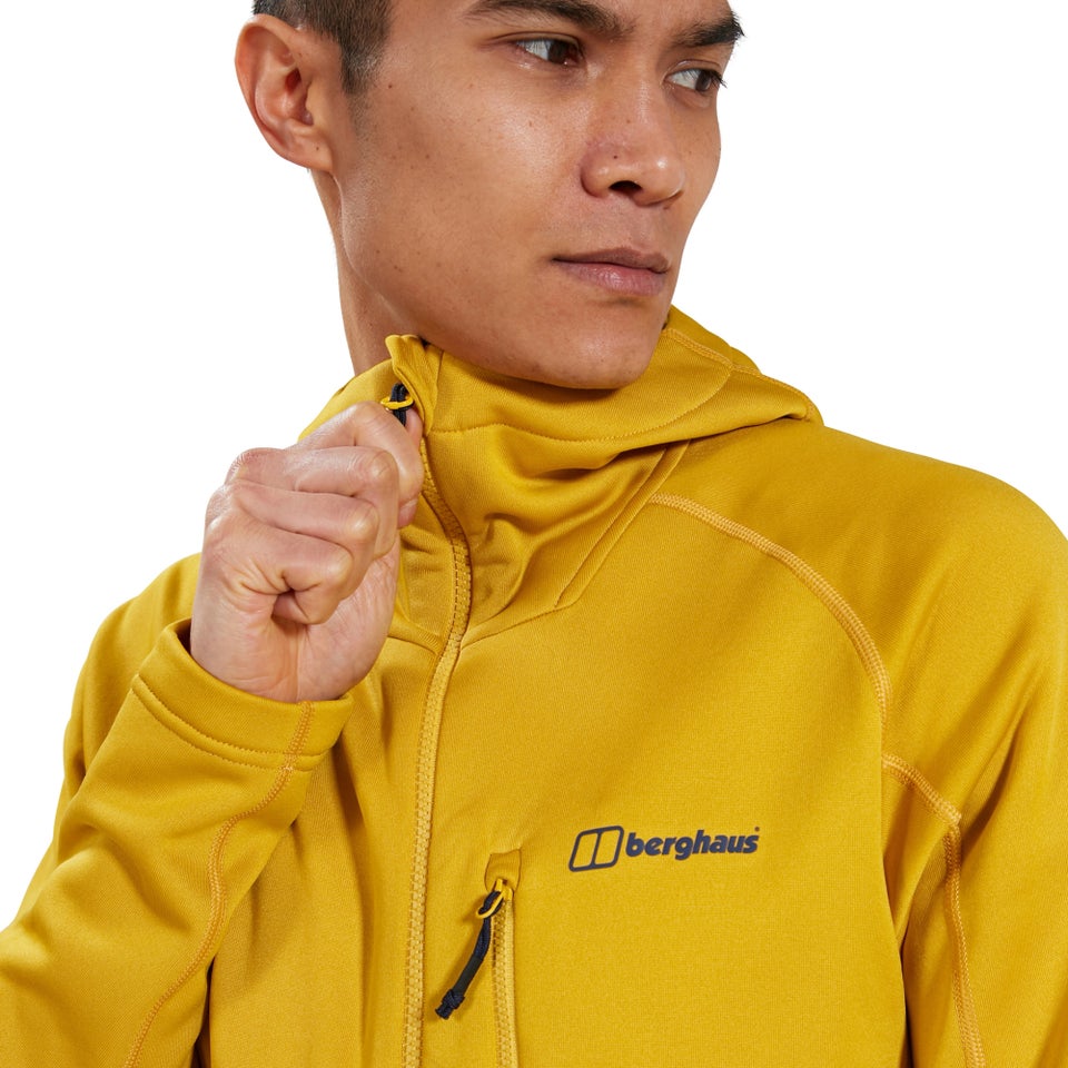 Men's Carnot Hooded Fleece Jacket - Yellow
