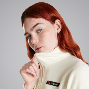 Women's Prism Crop Half Zip Fleece - Yellow